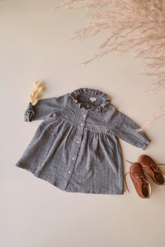 MARSOU ANEMONE DRESS GREY