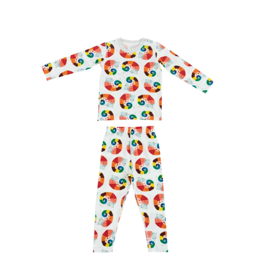 Bamboo Cotton Long Sleeve PJ Set - Eric Carle The Mixed-Up Chameleon