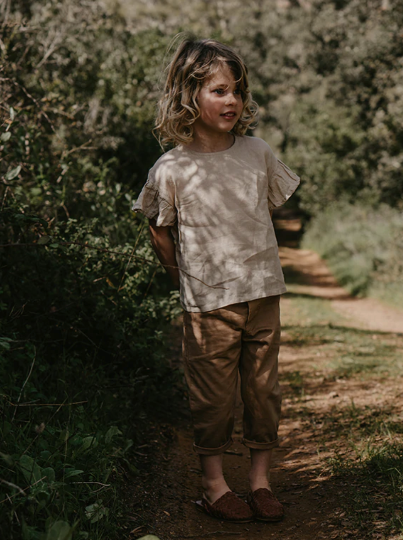 The Frill Linen Top