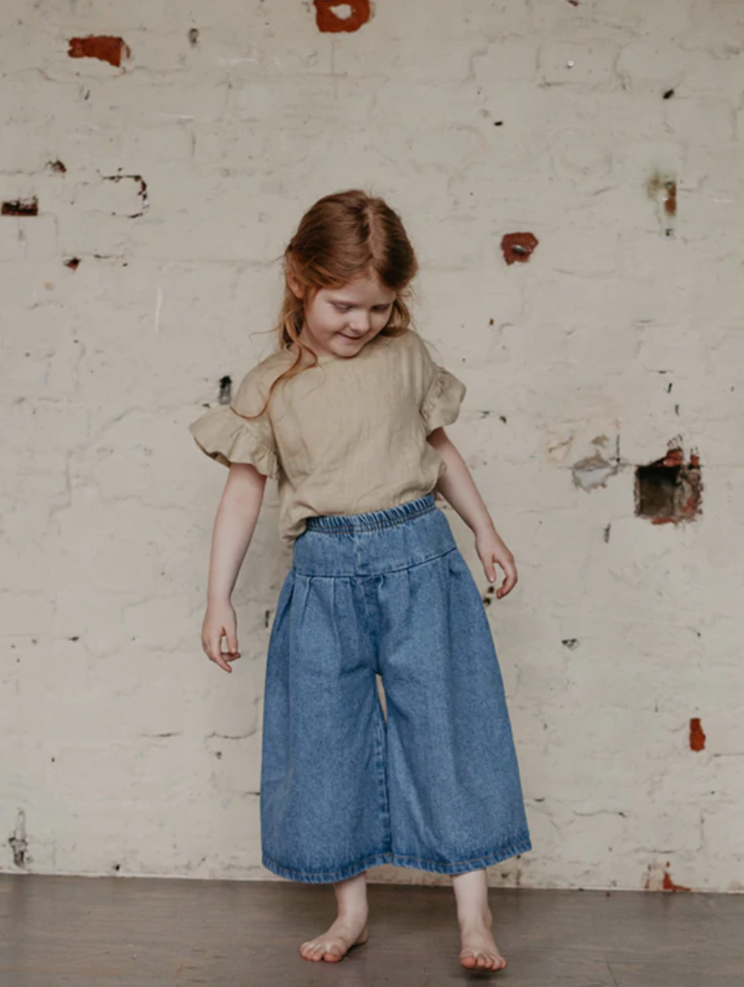 The Frill Linen Top
