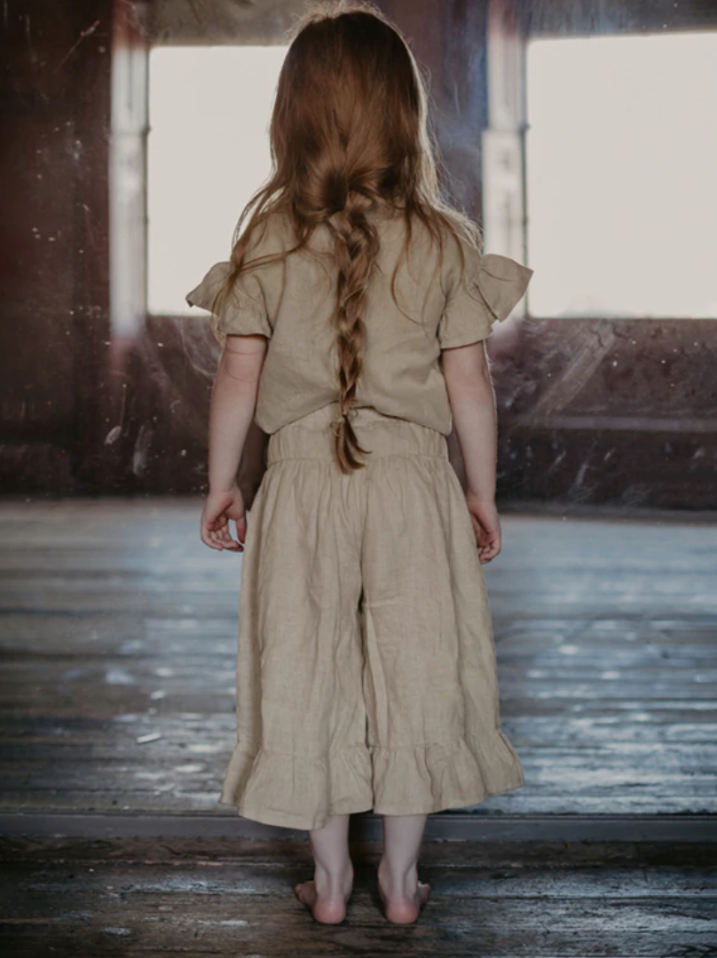 The Frill Linen Top
