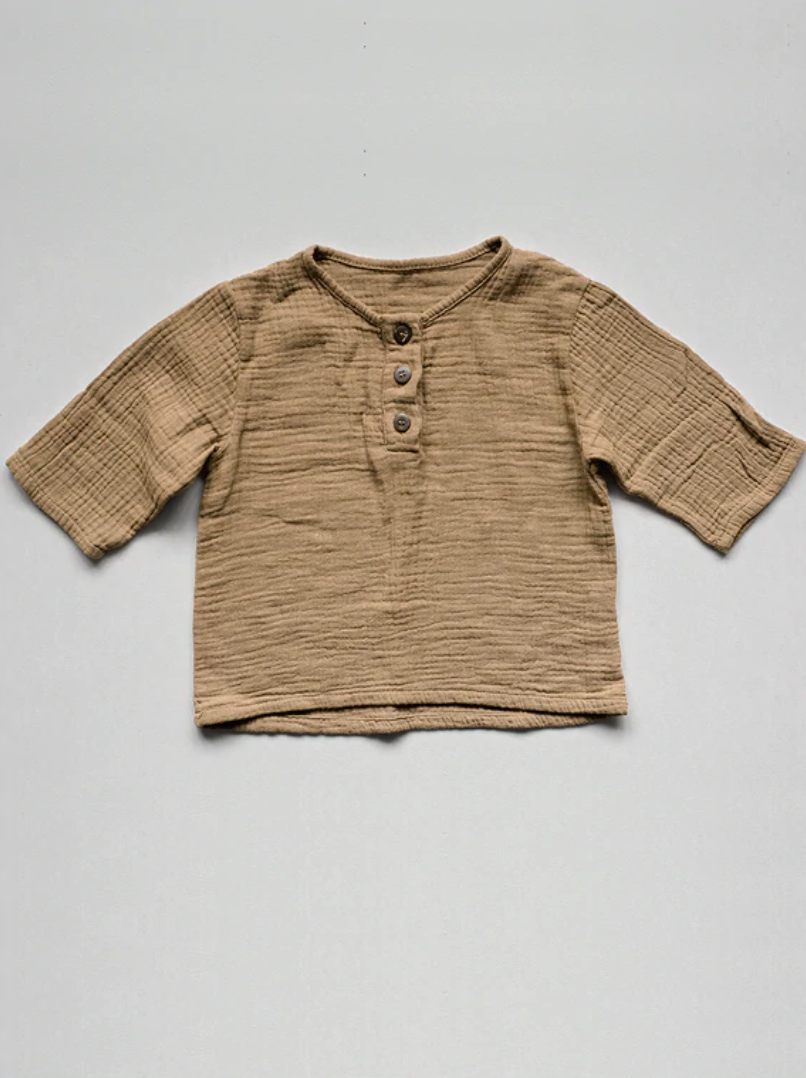 The Muslin Henley (12-18M Only)