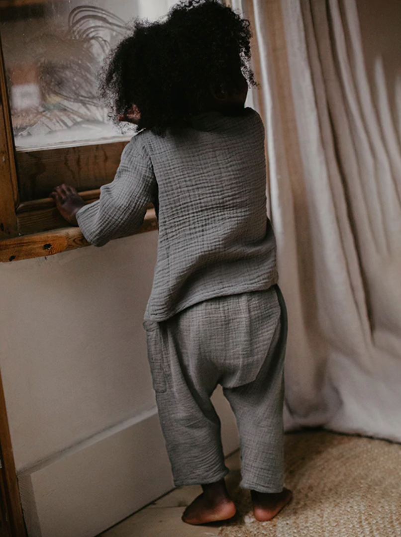 The Muslin Henley (12-18M Only)