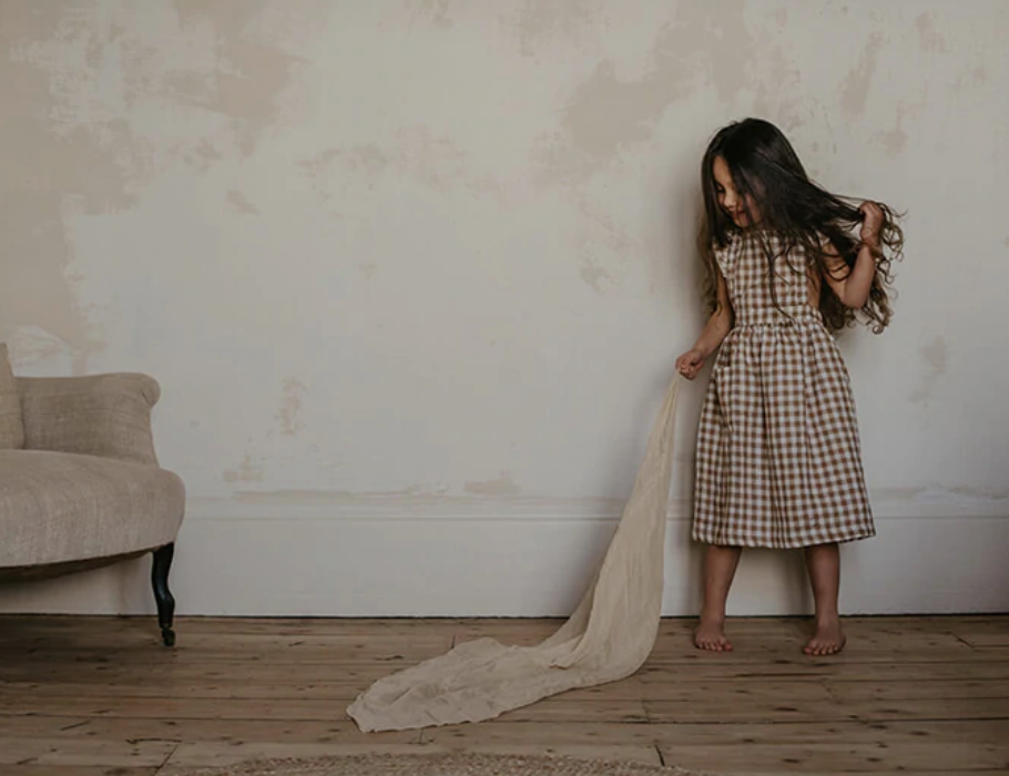 The Gingham Pinafore Dress
