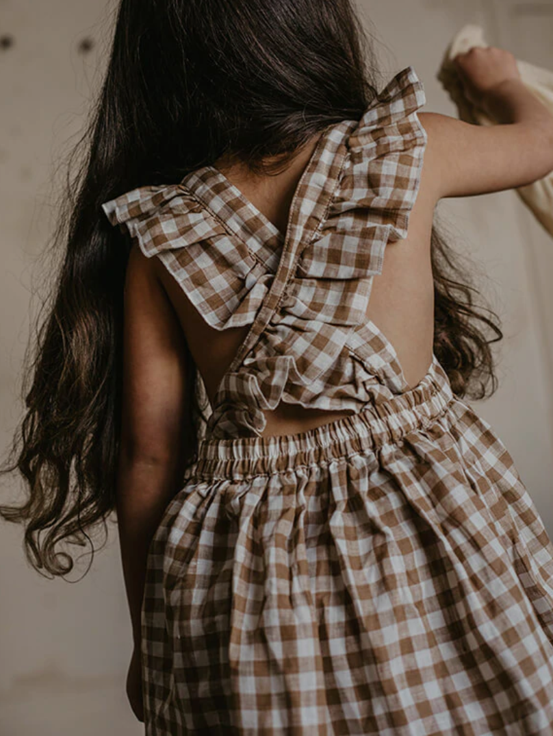 The Gingham Pinafore Dress