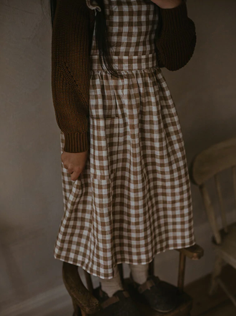 The Gingham Pinafore Dress