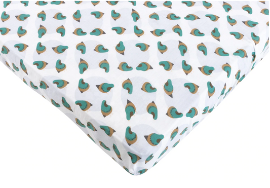 Fitted Bamboo Crib Sheet - A Quail Tale