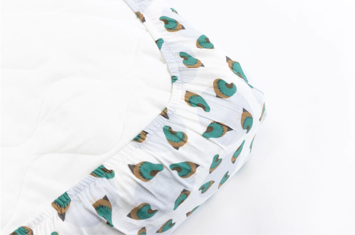 Fitted Bamboo Crib Sheet - A Quail Tale