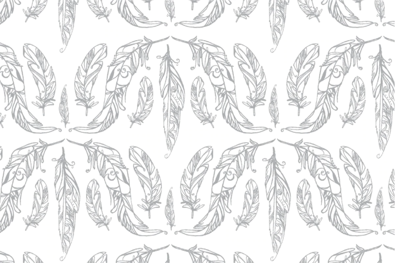 Short Sleeve Bib Cover - Feather White