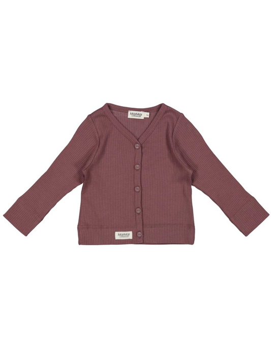 MarMar Long Sleeve Cardigan - Mahogany