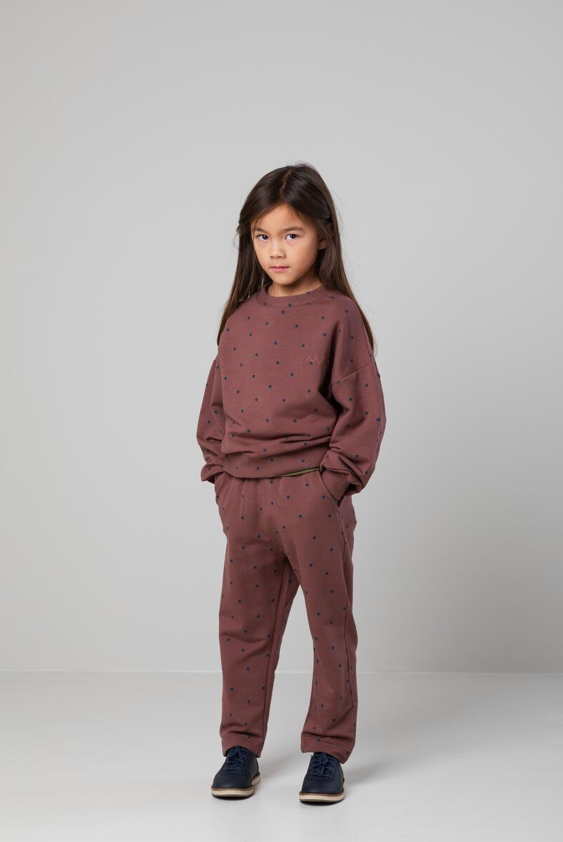 MarMar Tham Sweatshirt - Mahogany Dot