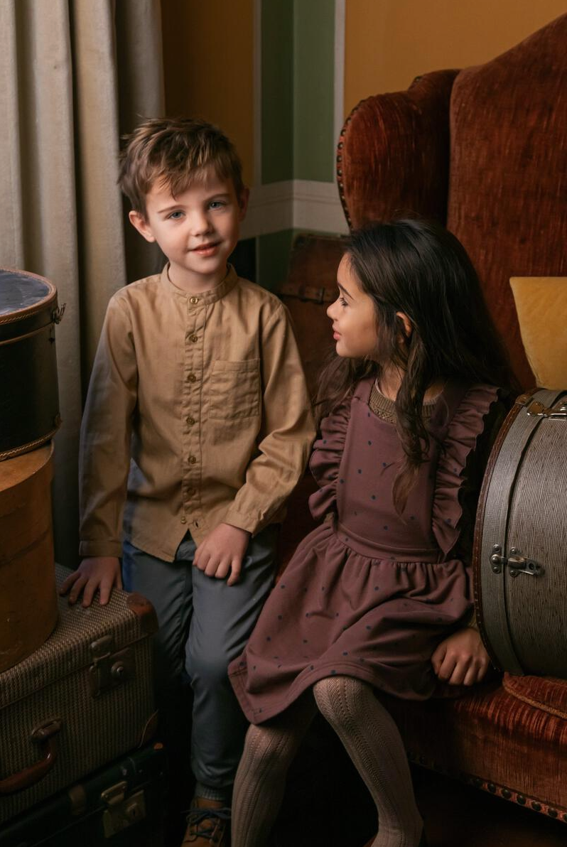 MarMar Doras Dress - Mahogany Dot