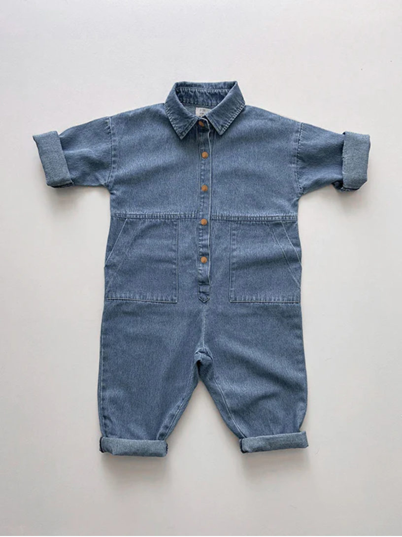 The Denim Boiler Suit (12-18M Only)