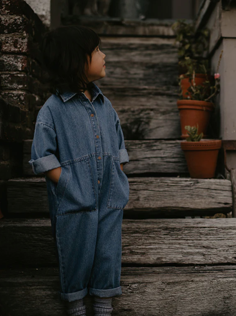 The Denim Boiler Suit (12-18M Only)