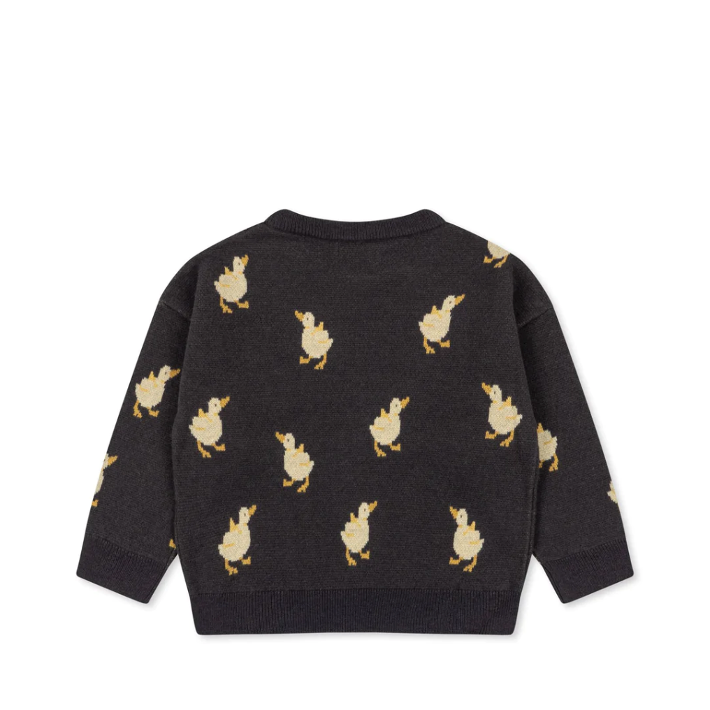 Lapis knit blouse - magnet duckling