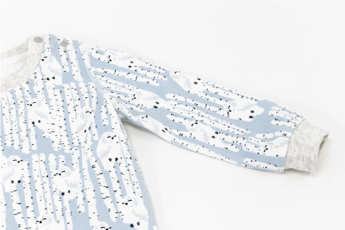 Organic Cotton Two-Piece Long Sleeve PJ Set - Hide N Hoot