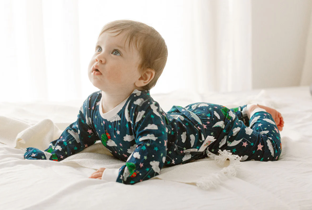 Bamboo Cotton Two-Piece PJ Set - Eric Carle Nighty Night