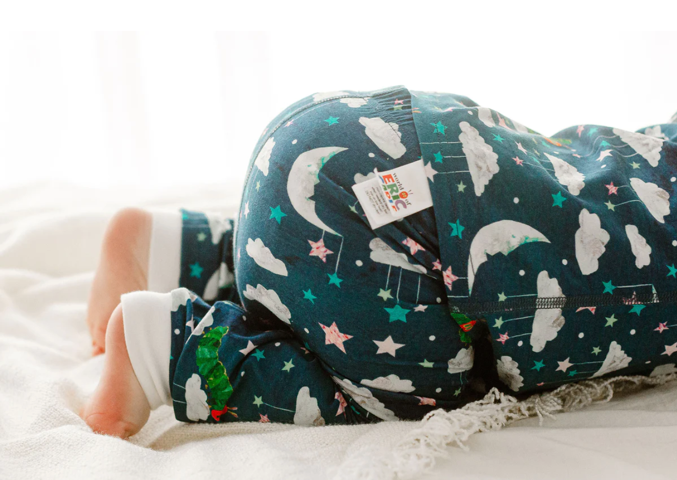 Bamboo Cotton Two-Piece PJ Set - Eric Carle Nighty Night