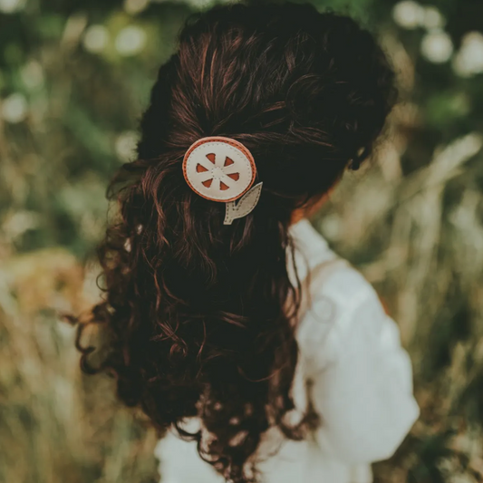 Donsje NANOE FRUIT HAIRCLIP Grapefruit