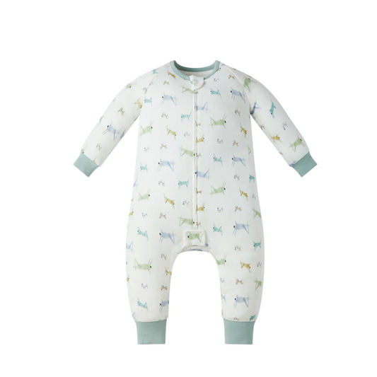 Bamboo Pima Long Sleeve Footed Sleep Bag 0.6 TOG - The Ant & The Grasshopper