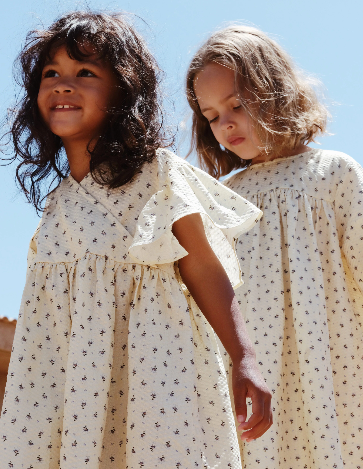 Bitsy wrap dress - point bleu