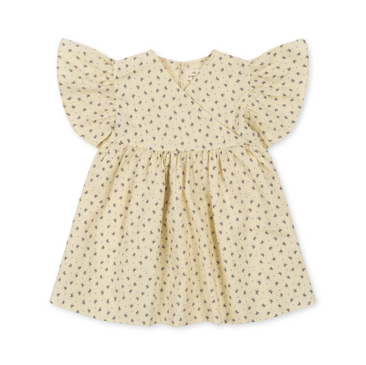 Bitsy wrap dress - point bleu