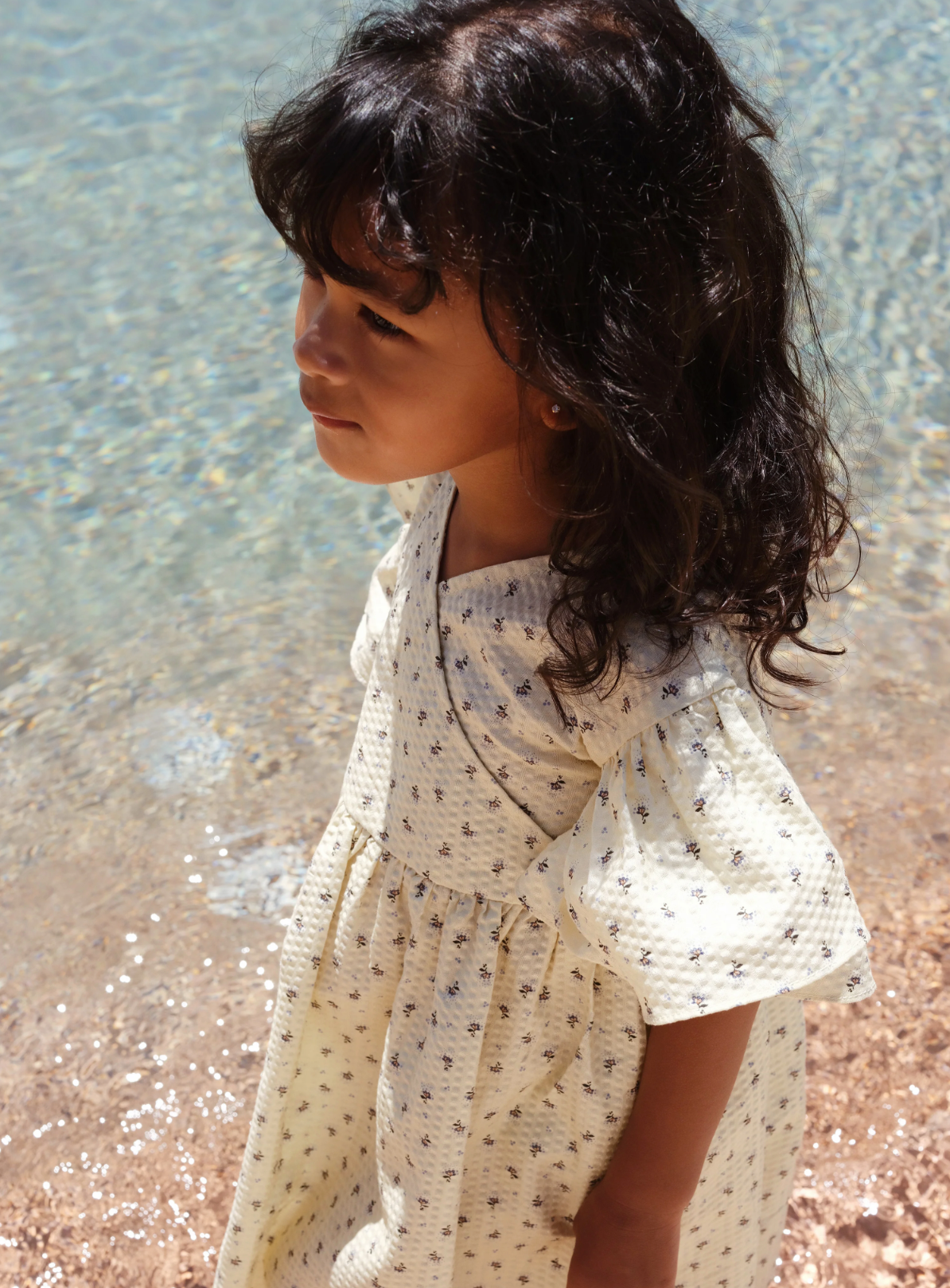 Bitsy wrap dress - point bleu