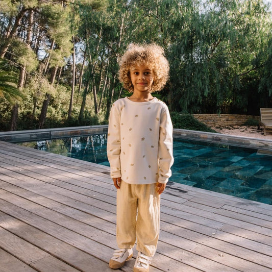 Studio Boheme NOÉ SWEATSHIRT Ecru Banana