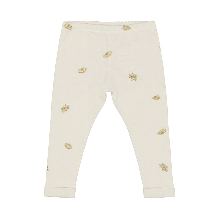 Studio Boheme LEGGING ROM POM Ecru Banana