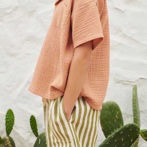 LiiLu Stripes Bermuda Shorts