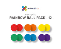 12 Pc Rainbow Replacement Ball Pack