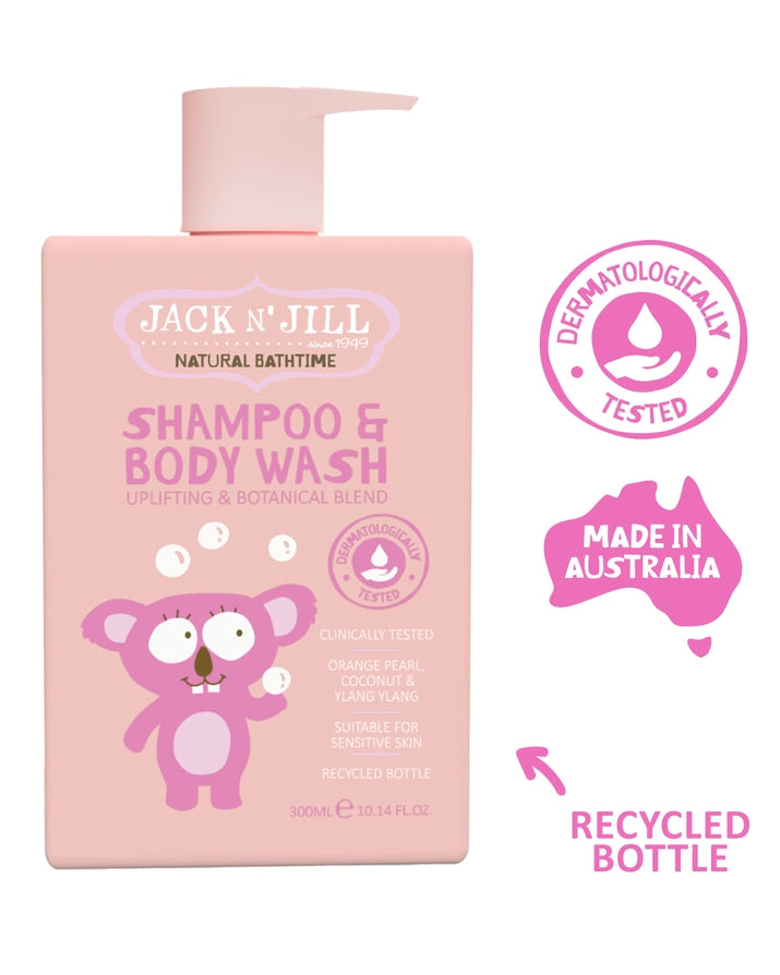 Jack N’ Jill Kid Shampoo & Body Wash - Natural 300mL