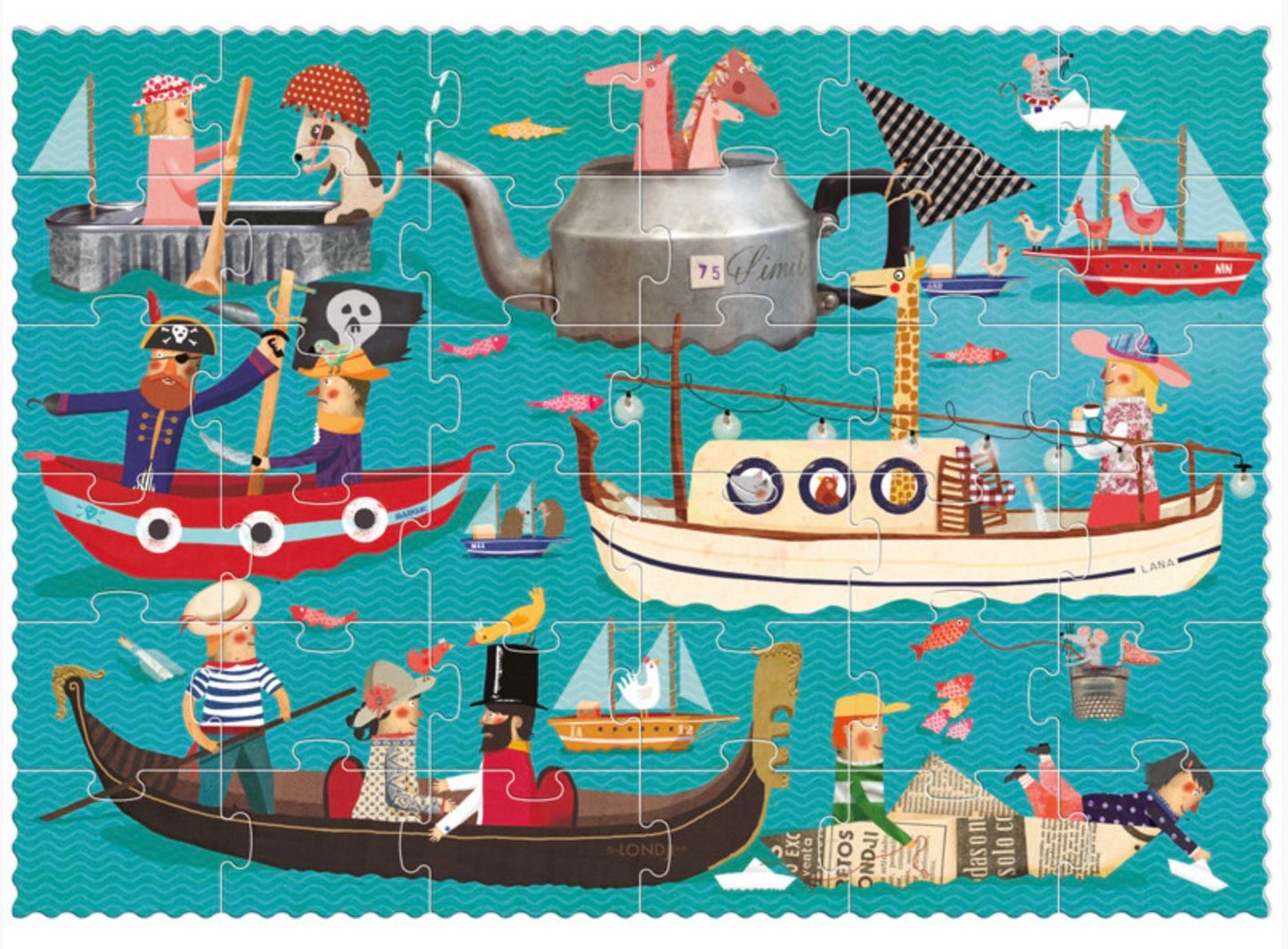 MARE MIO PUZZLE 50PCS BOATS