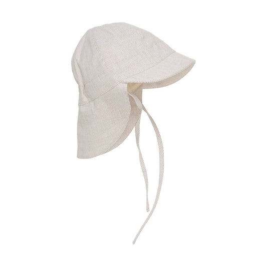 Huttelihut Summer Hat Striped Silver Sage