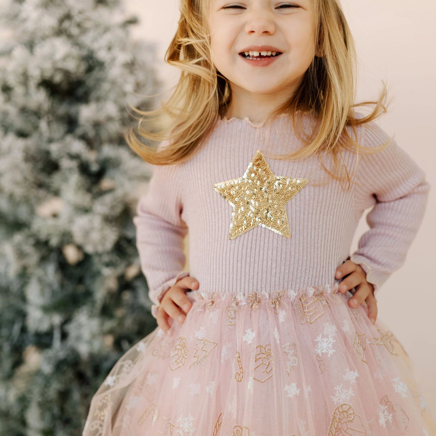 GOLD CANE TUTU DRESS