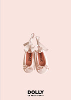 DOLLY BY LE PETIT TOM ® BABY BALLERINAS WITH RIBBONS PINK