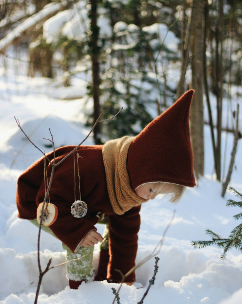Kleine Schobbejak Wool Winter Coat Terracotta