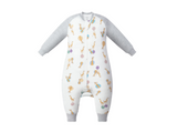 Long Sleeve Footed Sleep Bag 1.0 TOG (Bamboo) - Giraffe Shapes
