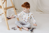 Two-Piece PJ Set (Organic Cotton) - Giraffe Shapes