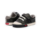 Lucci Black Leather/Gray