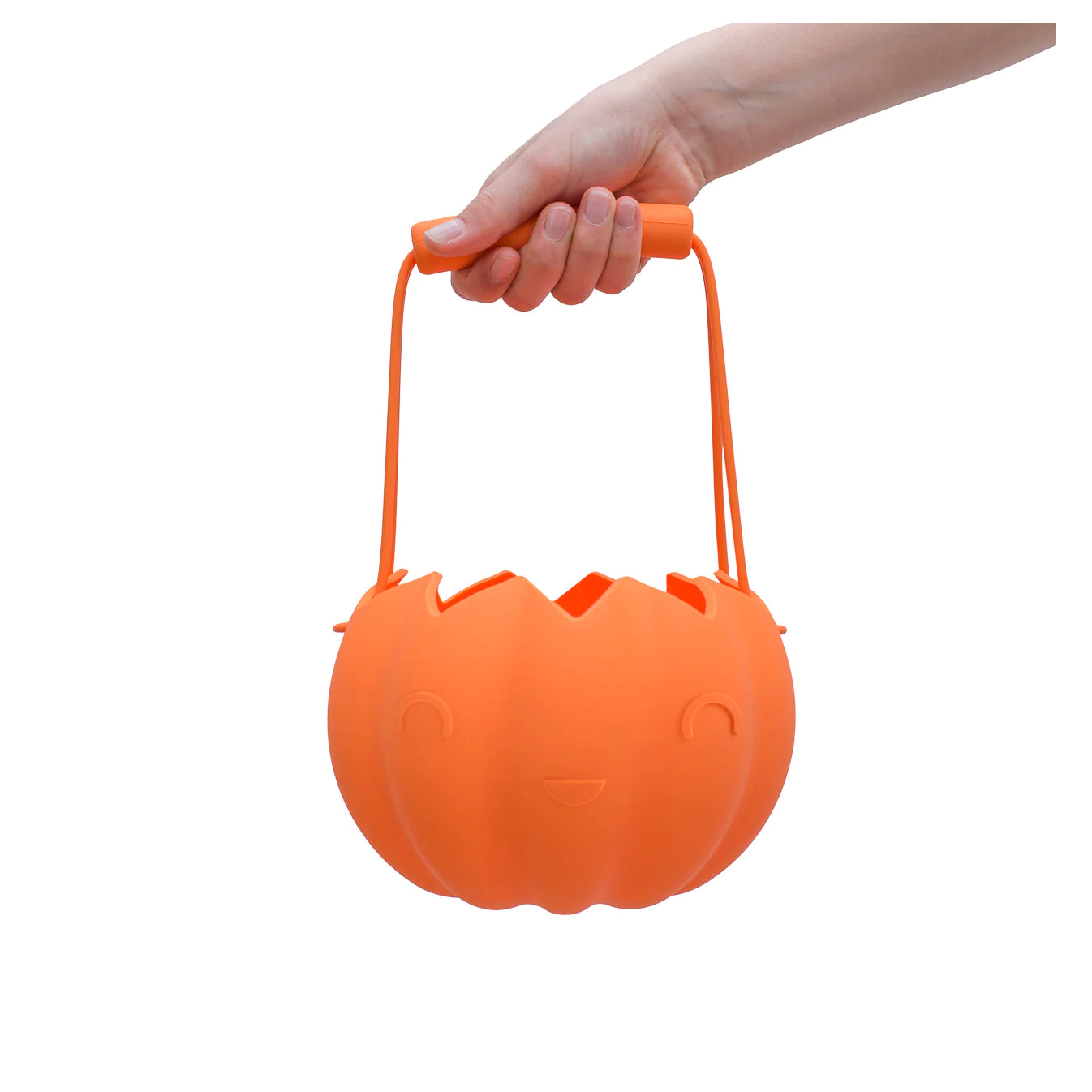 Halloween Pumpkin Bucket - Bright Orange