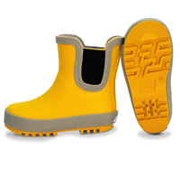 Kids Rubber Rain Boots | Yellow