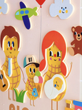 Creative Play Bath Stickers & Poster Set – Picnic