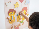 Creative Play Bath Stickers & Poster Set – Picnic