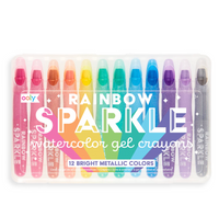 Rainbow Sparkle Watercolor Gel Crayons