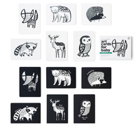 Wee Gallery ART CARDS FOR BABY - WOODLAND COLLECTION