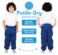 Kids Single Layer Rain Pants | Heather Grey