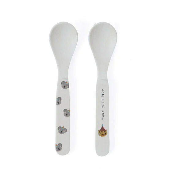 HATHI BAMBOO SPOON SET IN OFFWHITE