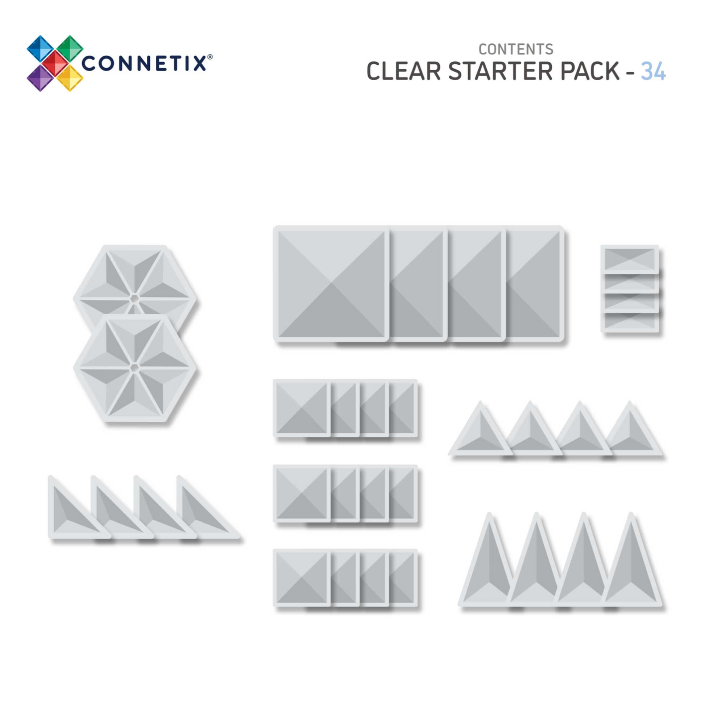 Clear Shape Expansion Pack 24 pc