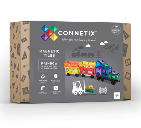 50 Piece Rainbow Transport Pack